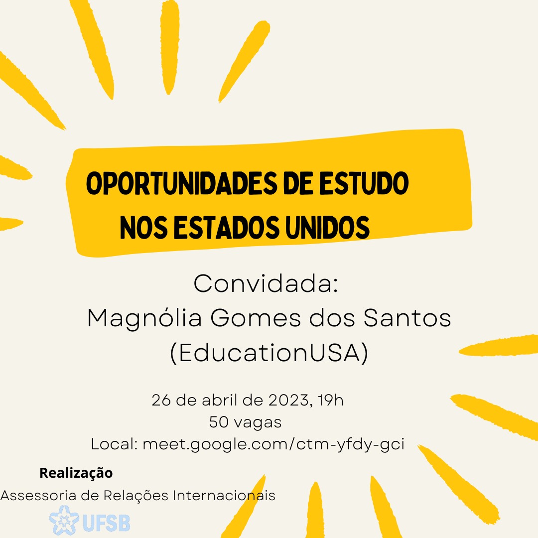 Oficina Oportunidade de Estudos nos EUA