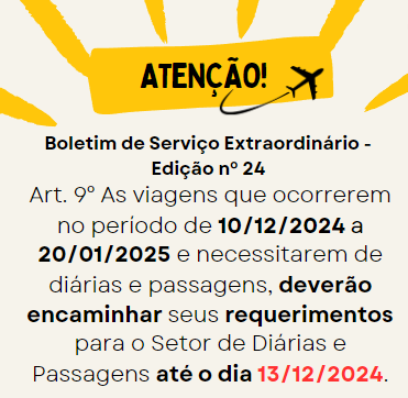 Atenção Boletim de serviço 2024